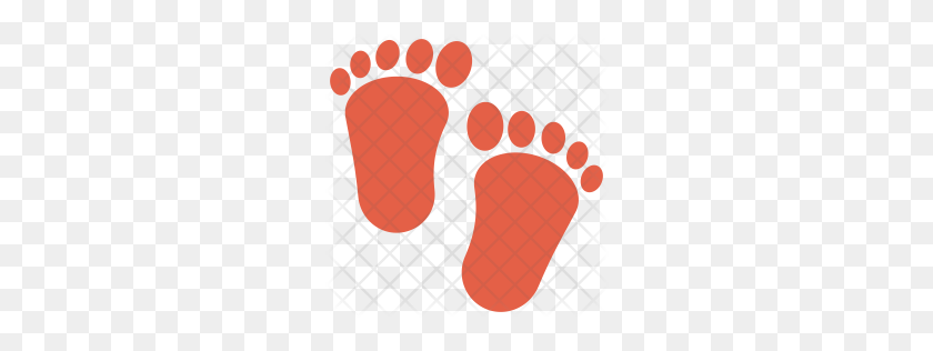 256x256 Premium Footprint Icon Download Png - Sand Pail Clip Art