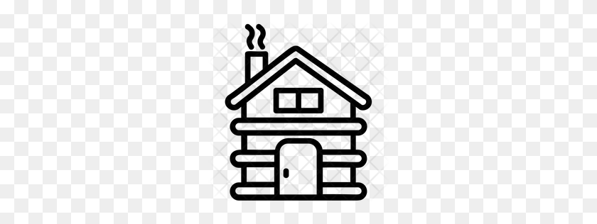 256x256 Premium Forest Hut Icon Download Png - Hut PNG
