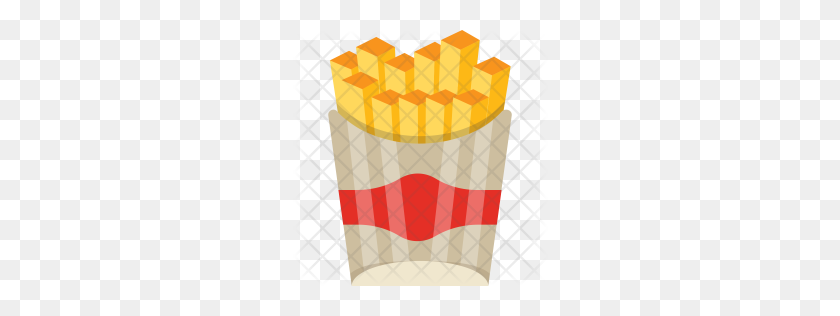 256x256 Premium French Fries Icon Descargar Png - French Fry Png