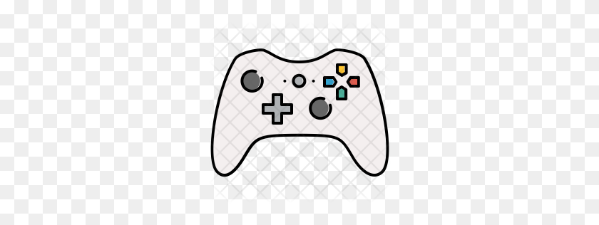 256x256 Premium Game Controller Icon Download Png - Video Game Controller PNG