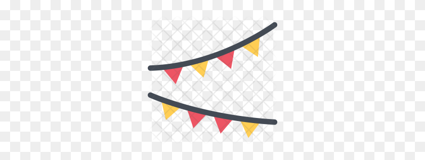256x256 Premium Garland Flags Icon Download Png - Garland PNG