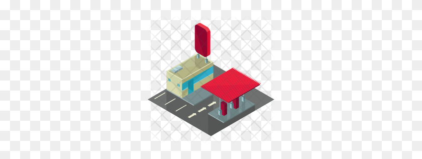 256x256 Premium Gas Station Icon Download Png - Gas Station PNG