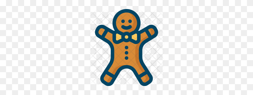 256x256 Premium Gingerbread Icon Descargar Png - Gingerbread Cookie Clipart