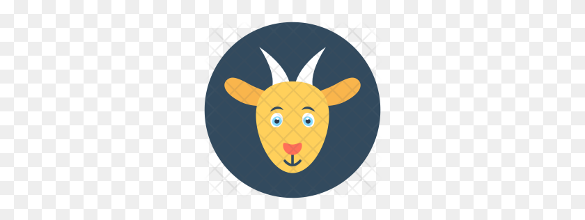 256x256 Premium Goat Icon Download Png - Goat Head PNG