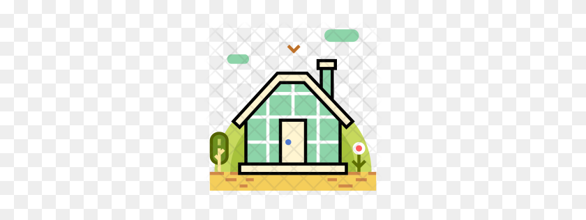 256x256 Premium Greenhouse Icon Download Png - Greenhouse PNG