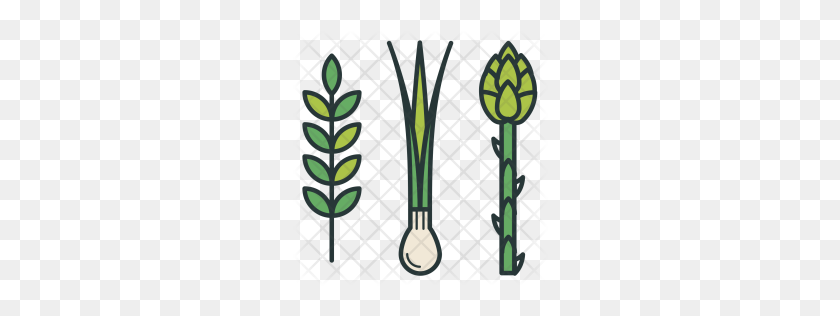 256x256 Premium Greens, Asparagus, Onion, Agriculture Icon Download - Asparagus PNG