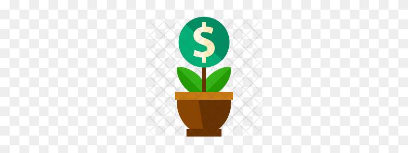 256x256 Premium Grow Money Icon Download Png - PNG Money