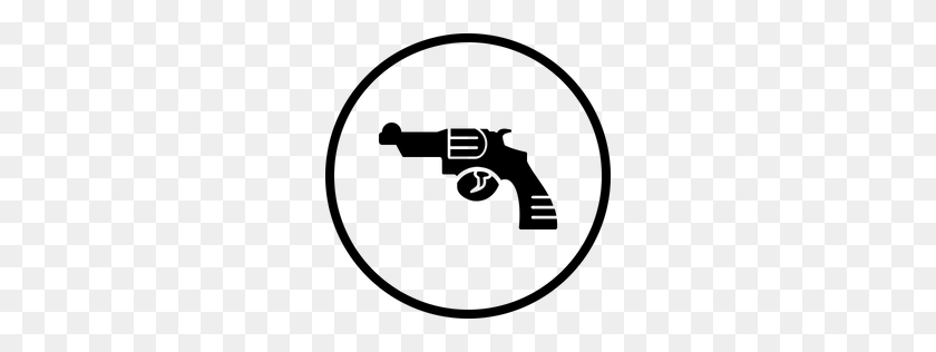 256x256 Icono De Pistola Premium Descargar Png, Formatos - Disparo Png