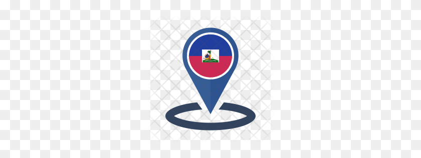 256x256 Bandera De Haití Png