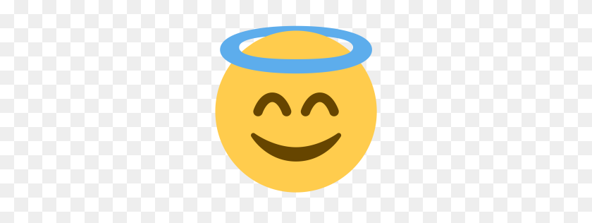 256x256 Icono De Halo Premium Descargar Png - Angel Emoji Png