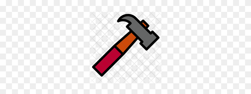 256x256 Premium Hammer Icon Download Png - Hammer PNG