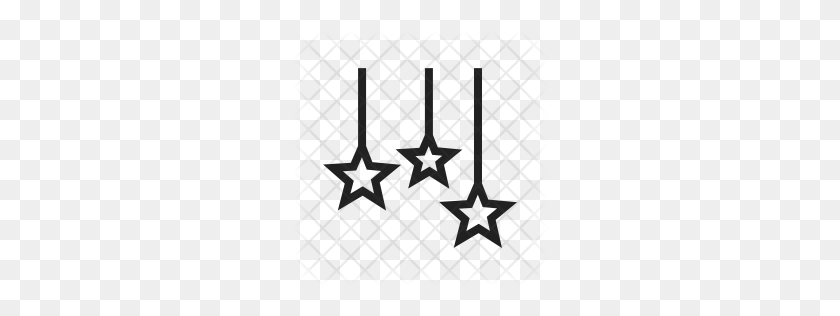 256x256 Premium Hanging Stars Icon Download Png - Hanging Stars Clipart