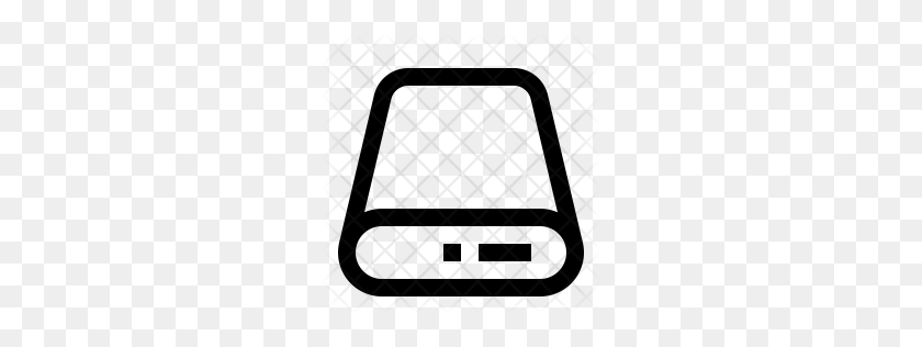 256x256 Premium Hard Disk Drive Icon Download Png - Hard Drive PNG