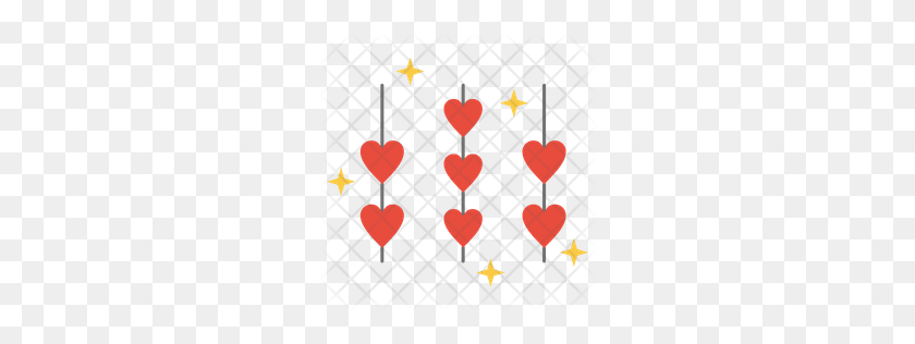 256x256 Premium Heart Rope Icon Download Png - Heart Pattern PNG