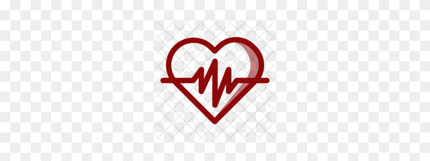 256x256 Premium Heartbeat Icon Descargar Png - Heartbeat Line Png