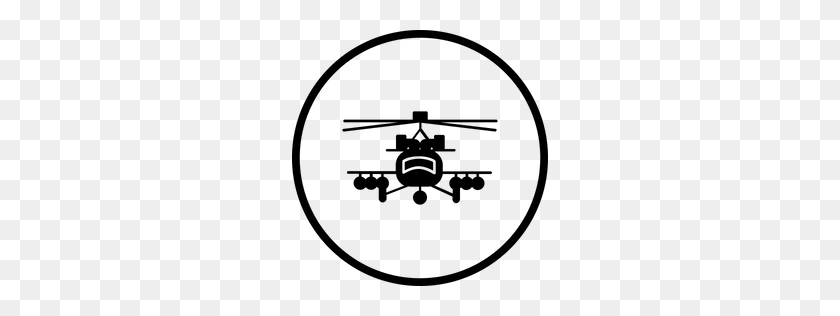 256x256 Премиум Вертолет, Полет, Вертолет, Армия, Значок Воздуха Скачать - Apache Helicopter Clipart