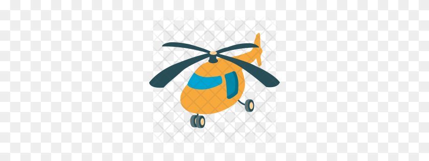 256x256 Icono De Helicóptero Premium Descargar Png - Blackhawk Helicopter Clipart