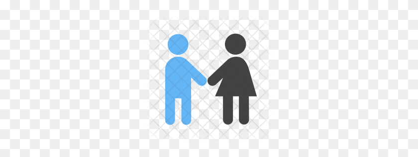 256x256 Premium Holding Hands Icon Download Png - Holding Hands PNG