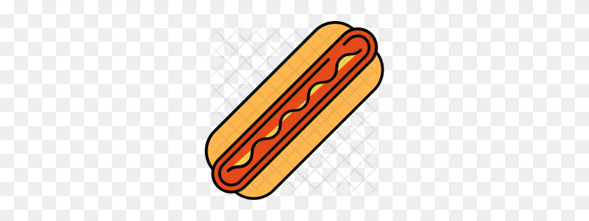 256x256 Premium Hot Dog Icon Download Png - Hot Dog PNG