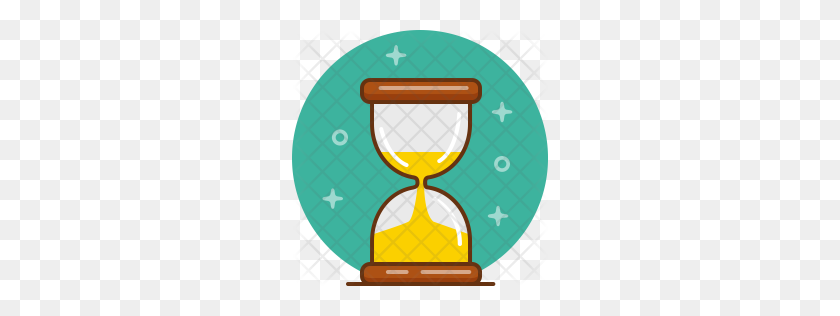 256x256 Premium Hourglass Icon Download Png - Hourglass PNG