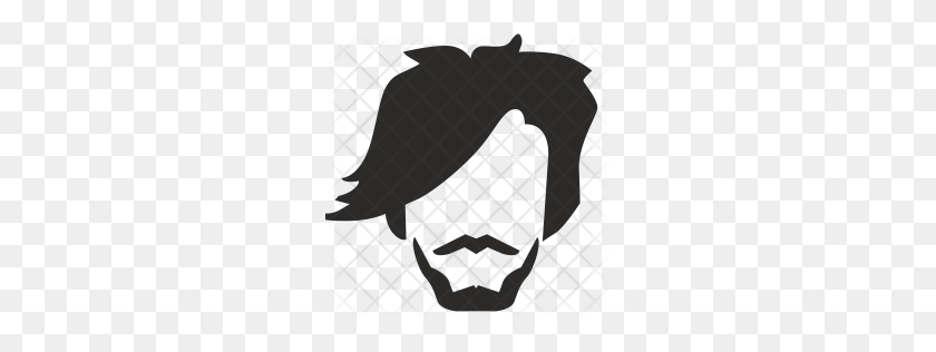 256x256 Premium Intelligent Icon Download Png - Facial Hair PNG