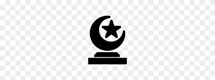 256x256 Значок Премиум Ислам Скачать Png - Символ Ислама Png