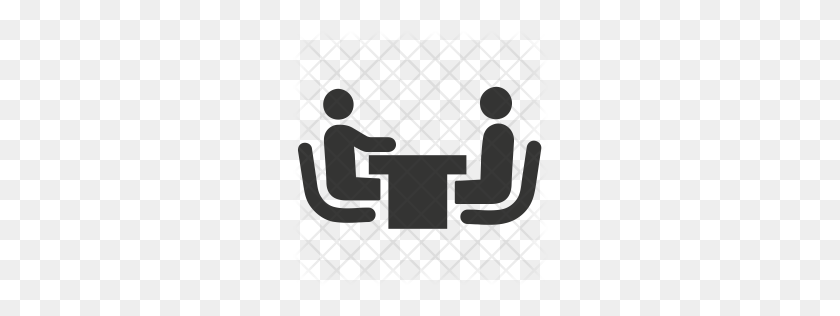 256x256 Premium Job Interview Icon Download Png - Job Icon PNG