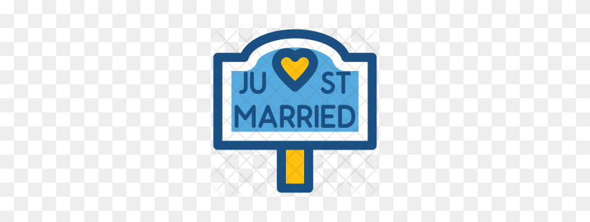 256x256 Premium Just Married Icon Download Png - Just Married PNG