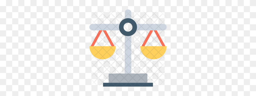 256x256 Значок Премиум Весы Правосудия Скачать Png - Шкала Справедливости Png