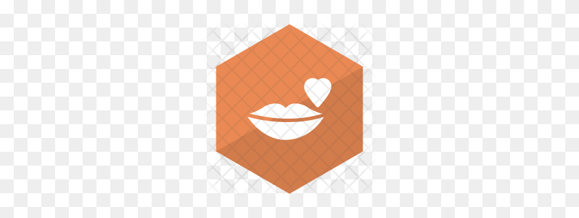 256x256 Premium Lips Icon Download Png - Burnt Paper PNG