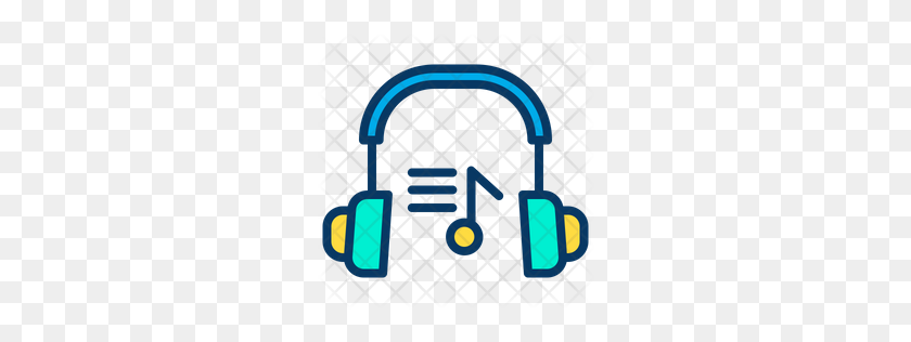 256x256 Icono De Escucha De Música Premium Descargar Png - Escucha Png
