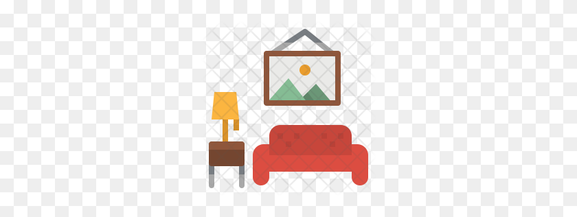 256x256 Premium Living Room Icon Download Png - Living Room PNG