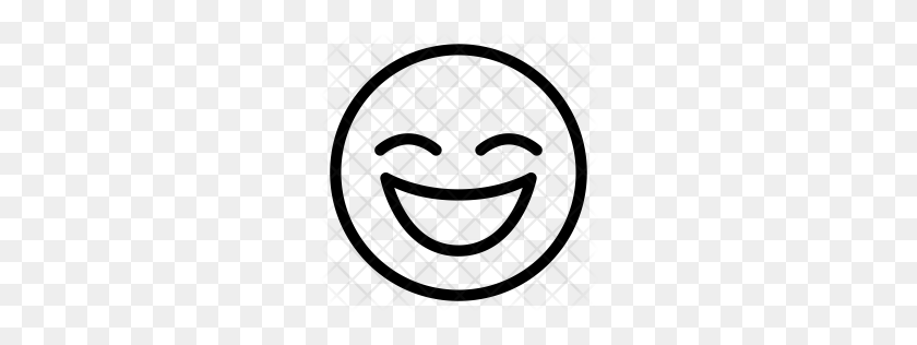 256x256 Premium Lol Icon Download Png, Formats - Smile Icon PNG