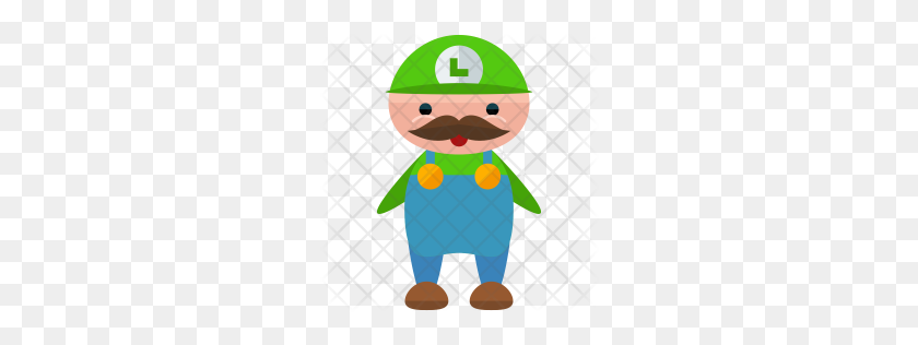 256x256 Premium Luigi Icon Download Png - Luigi PNG