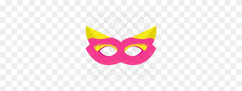 256x256 Máscara De Mascarada Premium Icono Descargar Png - Máscara De Mascarada Png