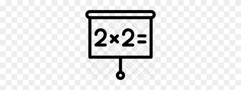 256x256 Icono De Ecuación De Matemáticas Premium Png - Ecuación De Matemáticas Png