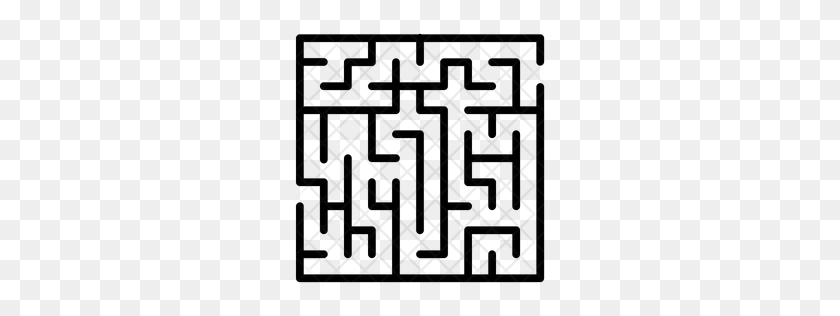256x256 Premium Maze Icon Pack Download Png - Maze PNG