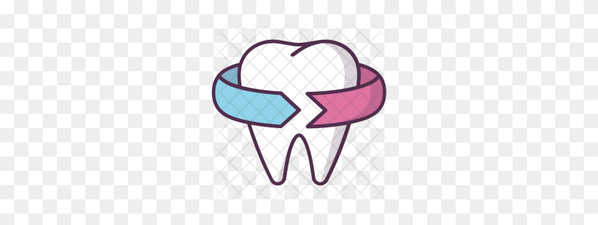 256x256 Премиум Медицина, Зубы, Зуб, Стоматолог, Медицинский, Значок Стоматологии - Зубы Png