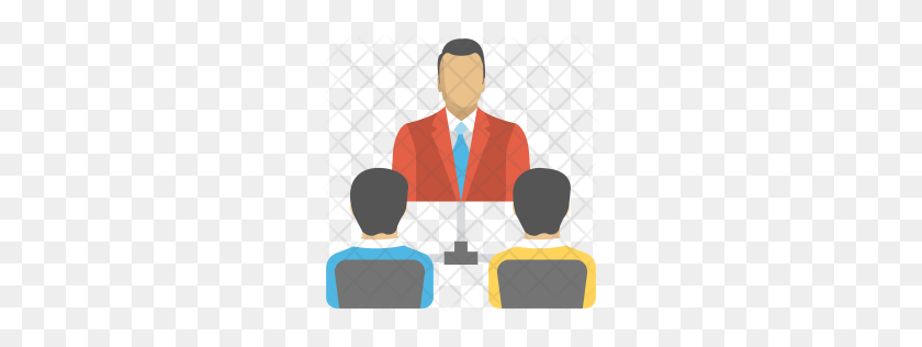 256x256 Premium Meeting Icon Download Png - Meeting PNG