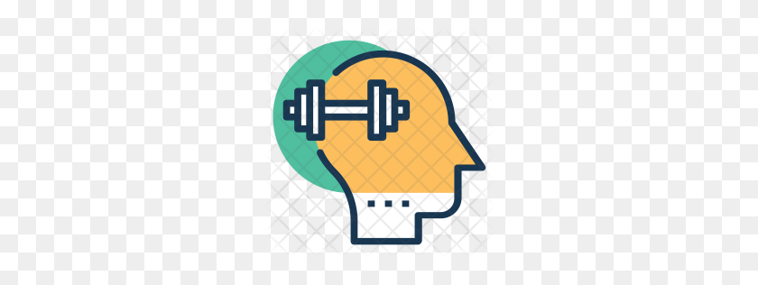 256x256 Premium Mental Fitness Icon Download Png - Fitness Icon PNG