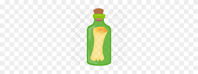 256x256 Premium Message In Bottle Icon Download Png - Message In A Bottle PNG