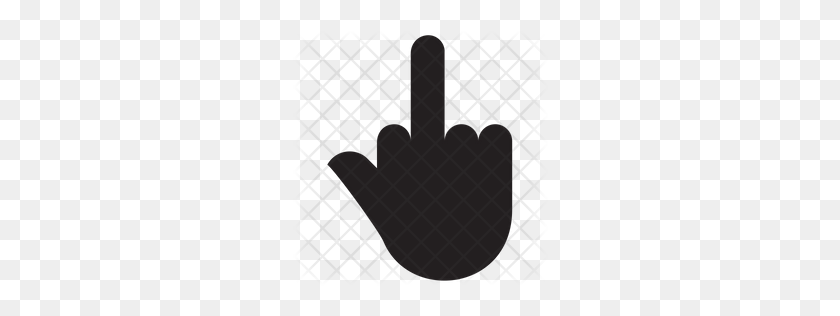 256x256 Premium Middle Finger Icon Download Png - Middle Finger PNG