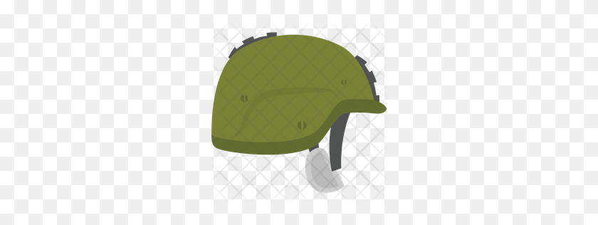 256x256 Premium Military Helmet Icon Download Png - Army Hat PNG