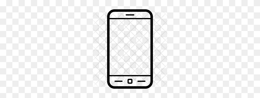 256x256 Премиум Мобильный Телефон, Телефон, Устройство, Android, Макет, Значок Смартфона - Телефон Android В Формате Png
