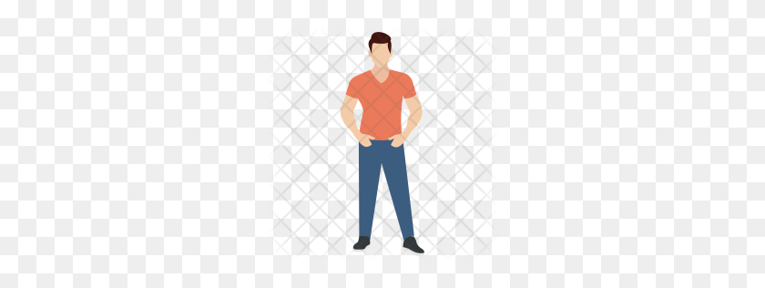 256x256 Premium Model Icon Download Png - Male Model PNG