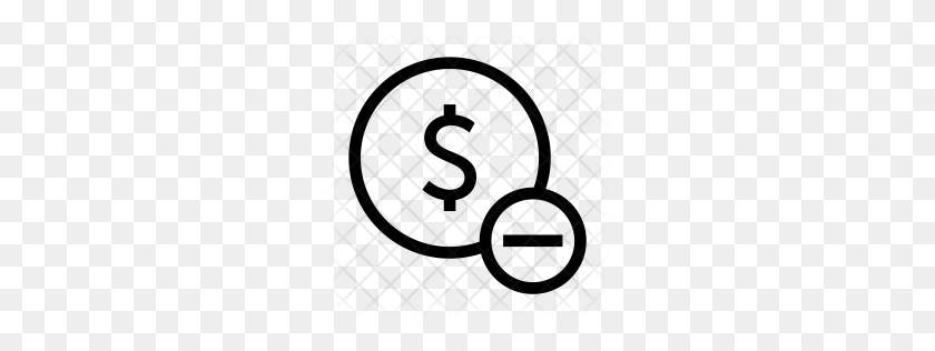 256x256 Premium Money, Withdraw, Cash, Remove, Business, Finance Icon - Money Symbol PNG