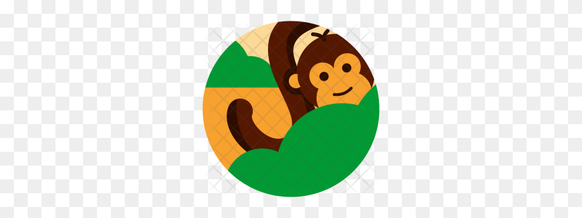 256x256 Premium Monkey Icon Download Png - Monkey Emoji PNG