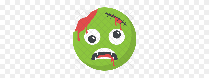 256x256 Icono De Emoji De Monstruo Premium Descargar Png - Boca De Monstruo Png