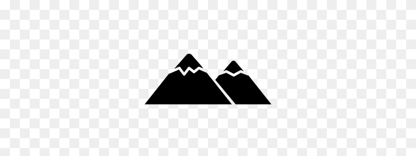 256x256 Premium Mountan Download Png - Mountain Silhouette PNG