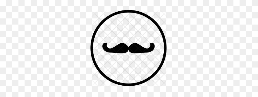 256x256 Premium Mustache Icon Download Png - Mario Mustache PNG